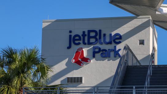 Red Sox Minor League Notes: Top Red Sox Draft Picks Show Off Increased Velocity taken Fort Myers. Photo by Nathan Ray Seebeck/Imagn Images